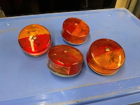 Set achterlampen voor tractor/aanhangwagen met lampenbol 4stuks nieuw - afbeelding 1 van  1