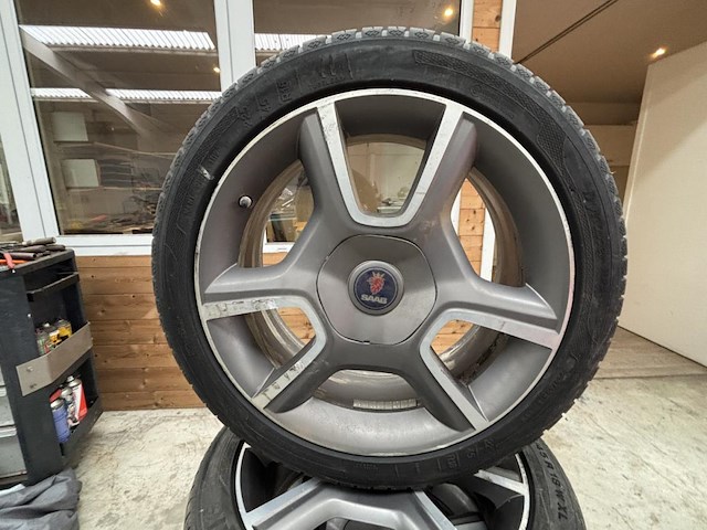 Set alu velgen met banden saab - afbeelding 2 van  4