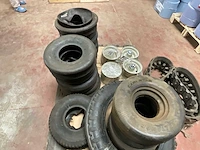 Set banden, velgen en rubberen rupsbanden – gemotoriseerde teelt / kleine landbouwmachines - afbeelding 4 van  8