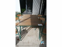 Set bestaande uit een terrastafel en stoelen - afbeelding 2 van  5