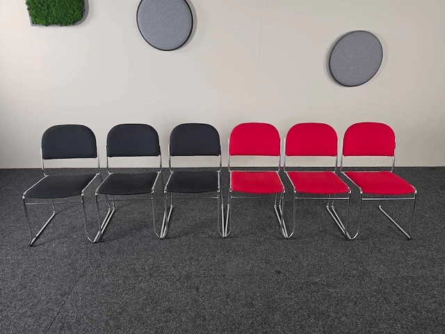 Set bezoekerstoelen - wachtkamerstoel - afbeelding 2 van  9