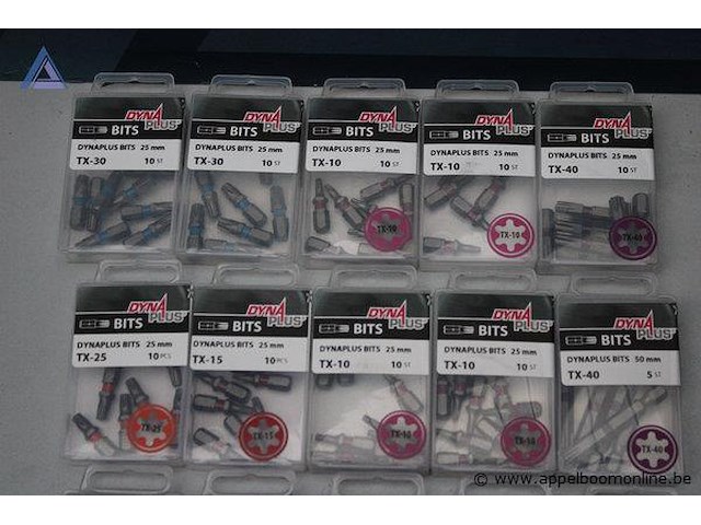 Set bits - dynaplus - tx 10-40, diverse maten - afbeelding 2 van  3