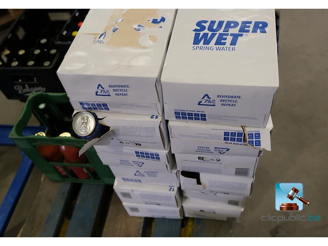 Set blikjes water - afbeelding 6 van  6