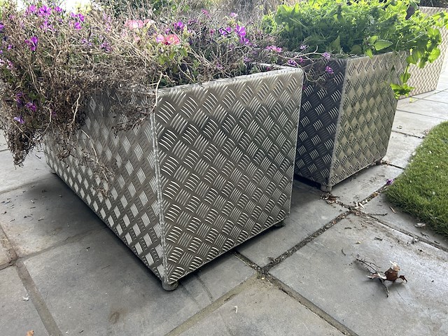 Set bloembakken (2st) 100cm x 50cm x 52cm - afbeelding 1 van  2