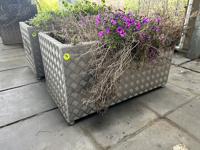 Set bloembakken (2st) 100cm x 50cm x 52cm - afbeelding 2 van  2