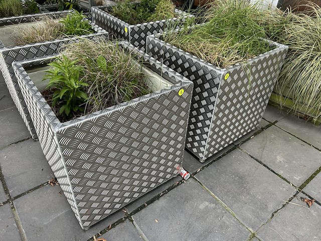 Set bloembakken (2st) 70cm x 70cm x 72cm - afbeelding 2 van  2