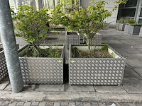 Set bloembakken (2st) 92cm x 92cm x 52cm - afbeelding 1 van  1