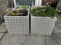 Set bloembakken (4st) 50cm x 50cm x52cm - afbeelding 2 van  2