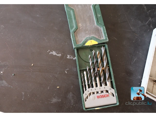 Set boortjes met opbergkoffer - afbeelding 2 van  7