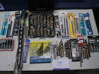 Set boren - pbx - diverse maten set boren - garna - 10mm beton set boren - stakley - diverse maten set boren - steinbo - a-cutter toebehoren - boorborstels, diverse boren