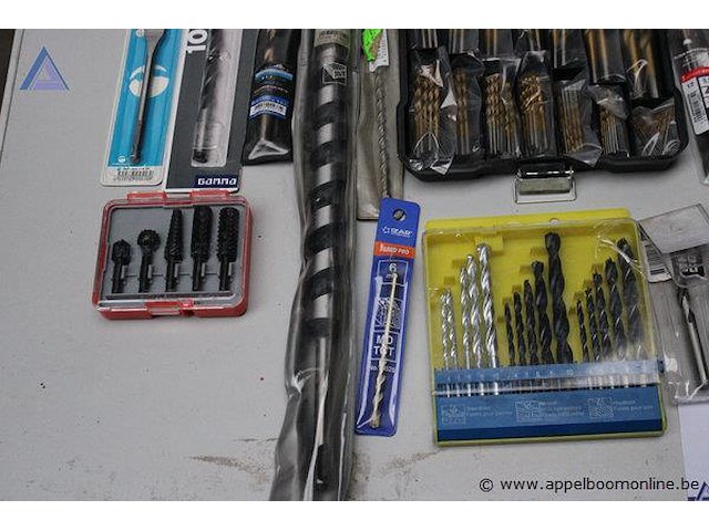 Set boren - pbx - diverse maten set boren - garna - 10mm beton set boren - stakley - diverse maten set boren - steinbo - a-cutter toebehoren - boorborstels, diverse boren - afbeelding 4 van  4