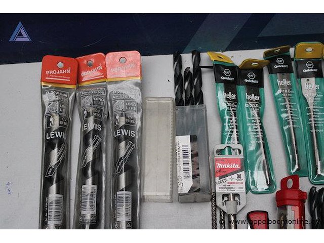 Set boren - projahn - lewis set boren - heller - diverse maten boor - makita - b-30555 set boren - hilti - diverse maten bit-set - hilti - compact uni torsion - afbeelding 4 van  8