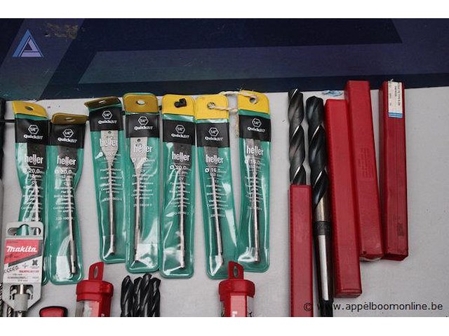 Set boren - projahn - lewis set boren - heller - diverse maten boor - makita - b-30555 set boren - hilti - diverse maten bit-set - hilti - compact uni torsion - afbeelding 5 van  8