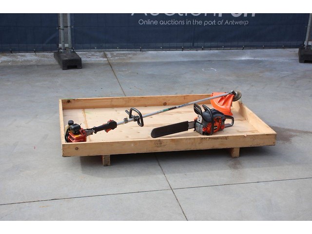 Set bosmaaier/ kettingzaag hitachi benzine - afbeelding 1 van  1