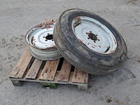 Set cultuurbanden bibagrip 7.50-20sl passen op ford 4000/5000/6000 serie