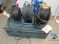 Set elektrische haspels met opbergkoffer