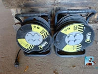 Set elektrische kabelhaspels