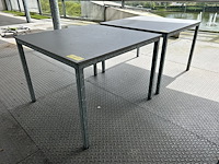 Set galvanisé tafels (2) - afbeelding 1 van  2