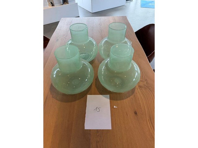Set groene vazen - afbeelding 1 van  3