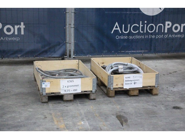 Set grommers k365/kr342 9.7t 4m - afbeelding 1 van  1