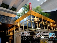 Set hangende planken met verlichting