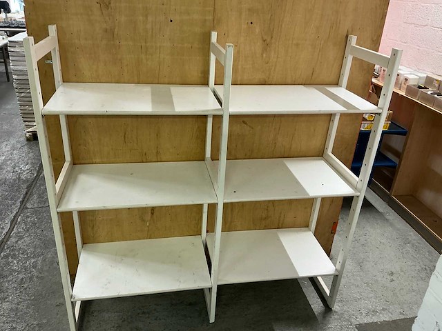 Set houten opbergrekken - afbeelding 7 van  13