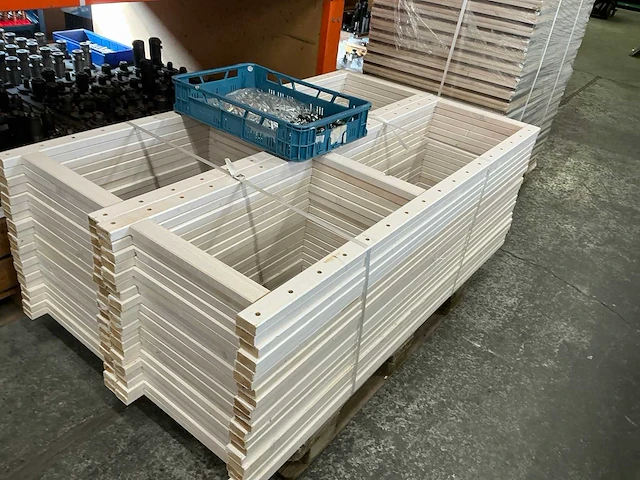 Set houten opbergrekken - afbeelding 12 van  12