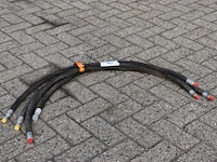 Set hydraulische slangen met koppelingen 4 stuks