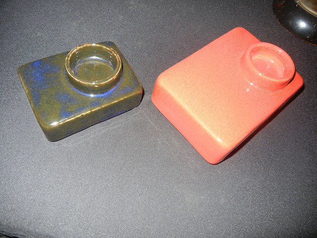 Set keramieken theekaars houders - afbeelding 1 van  3