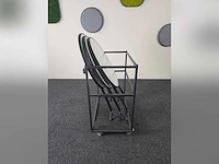 Set klaptafels op kar - kantinetafel