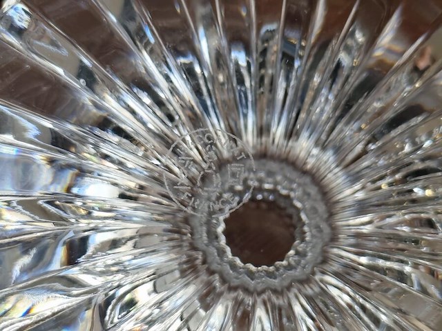 Set kristallen glazen en karaf, 2 decanteerkaraffen kristal - afbeelding 8 van  8