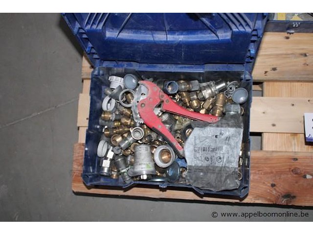 Set kunststof klemmen - diverse maten handgereedschap diversen set klemringen - diverse maten set bevestigingsmateriaal - diverse maten - afbeelding 3 van  4