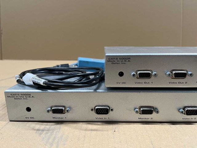 Set kvm extender gefen cat5 5000s (sender) & 5000r (receiver) - afbeelding 5 van  6