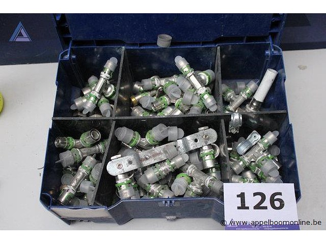 Set leidingsystemen koppelingen - diverse types - afbeelding 1 van  2