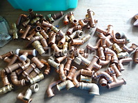 Set messing en koperen krimpfittingen - afbeelding 5 van  18