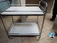 Set met dienblad en karretje