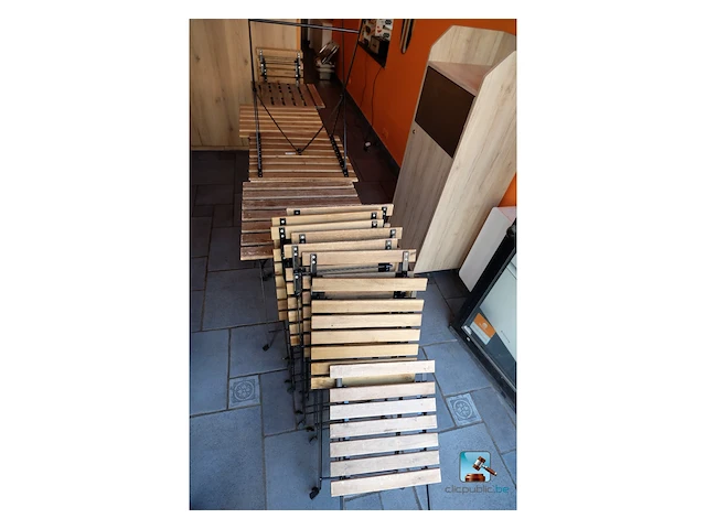 Set met klapstoelen en klaptafels - afbeelding 1 van  9