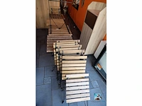 Set met klapstoelen en klaptafels