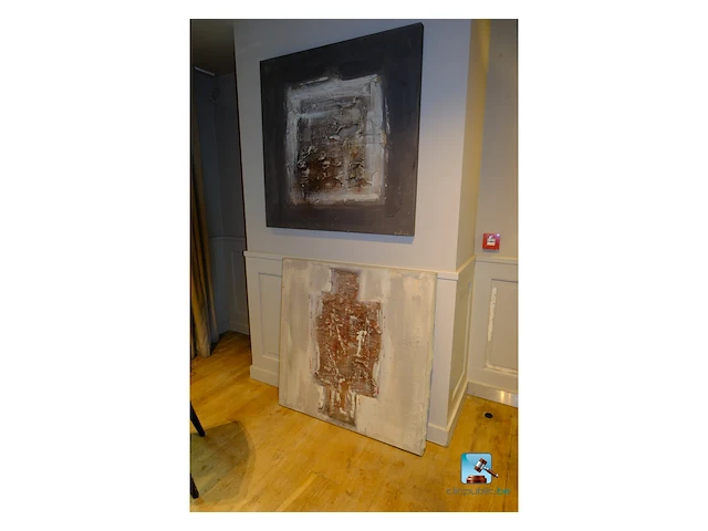 Set met lijsten en decoratieve flessen - afbeelding 1 van  10