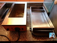 Set met warmhoudplaat en chocoladesmelter