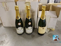 Set mousserende wijnflessen - afbeelding 2 van  7