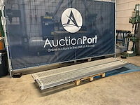 Set oprijplaten aluminium 247x30cm - afbeelding 1 van  1