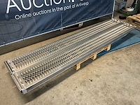 Set oprijplaten aluminium 247x30cm - afbeelding 1 van  1