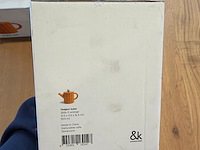 Set oranje thee-potten - afbeelding 3 van  4
