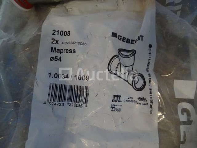 Set persfittingen (diameter: 54 mm) geberit - afbeelding 8 van  11