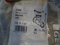 Set persfittingen (diameter: 54 mm) geberit - afbeelding 8 van  11