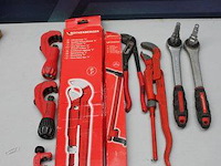 Set pijpsnijders - rothenberger - diverse maten waterpomptang - rothenberger schroefsleutel - rothenberger gaskopsleutels - rothenberger - afbeelding 1 van  4