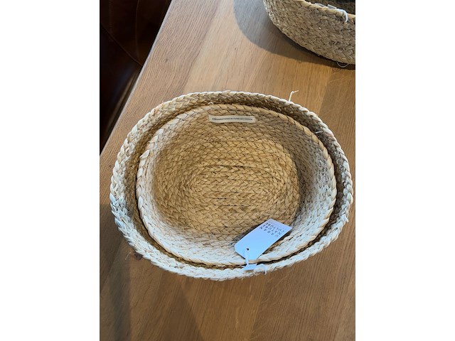 Set placemats + rieten mandjes - afbeelding 4 van  7