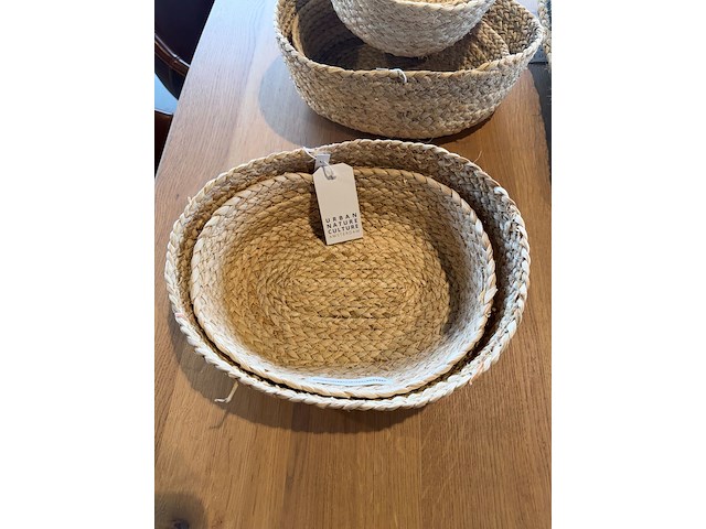 Set placemats + rieten mandjes - afbeelding 5 van  7