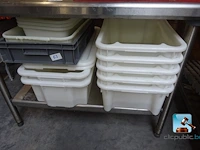 Set pvc-bakken voor levensmiddelen